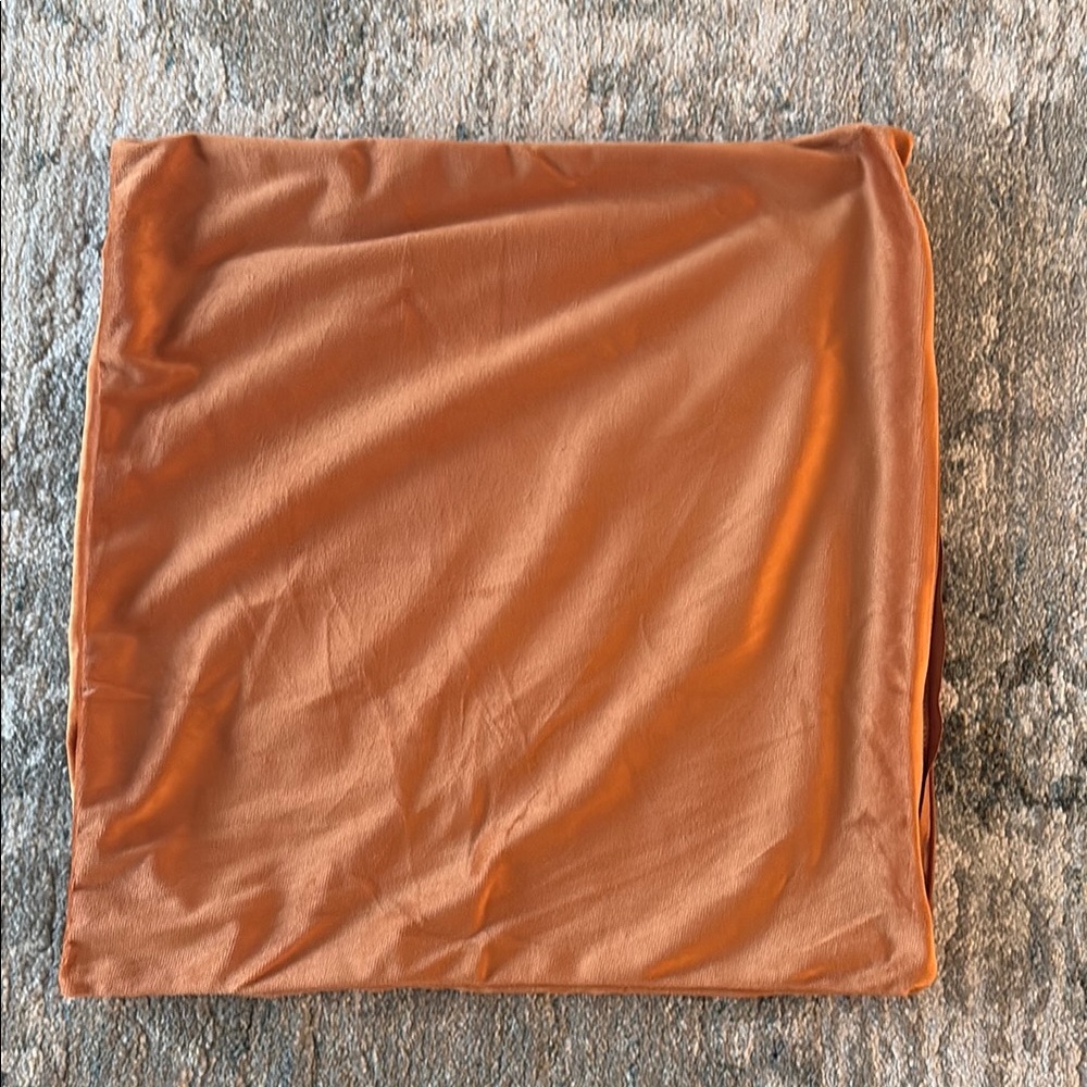 Velvet soft pillowcase cover for 18x18” pillow,